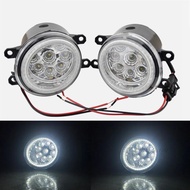 Car Accessories Fog Light Angel Eye with lens fit for Toyota Fortuner 2015-2017 Land Cruiser Prado J