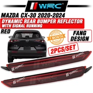 Mazda CX-30 CX30 2020 - 2024 Dynamic Rear Bumper Reflector With Signal Running