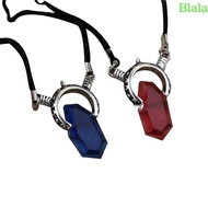 Blala Trendy Dmc Easter  5 Dante Pendant Necklace Red Blue Gem Cosplay Necklaces