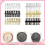 YOIOI Clock Numerals Set Arabic Roman Number DIY Digital Clock Numbers for Replacement