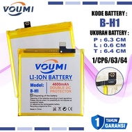 VOUMI B-H1 Baterai Battery Double IC Power BH1 High Capacity Compatible Hp Vivo V17 Pro / Vivo 1910