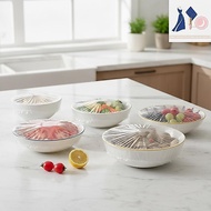 【BB】 300Pcs Elastic Mouth Disposable Cling Film Covers Stretchable Food Wrap Bags for Family Gatheri