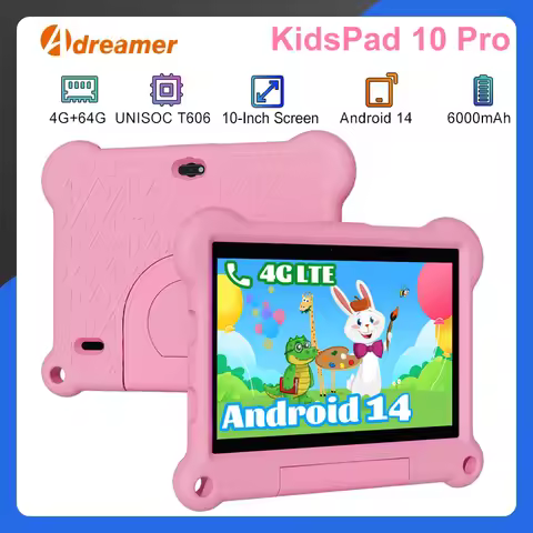 10-Inch Kids Tablet Adreamer KidsPad10Pro 4GB 64GB with Kids Education Software For Children Studyin