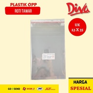 Plastik OPP 23 X 35 cm / 23 X 40 cm | Plastik Klip Roti tawar isi 20
