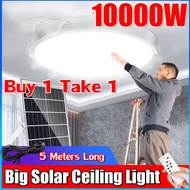 Solar Ceiling Light 10000W Solar Lamp Outdoor Waterproof With Solar Panel Solar Light Indoor Lightin