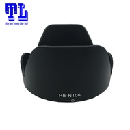 HBN106 sunshade speaker for NIKKOR VR 10-100mm f/4-5.6, AF-P DX NIKOR 18-55mm f/3.5-5.6G, and AF-P D