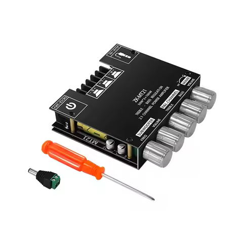 2.1 Subwoofer 50W X 2+100W Power Audio Stereo Amplifier Board Bass AMP AUX Bluetooth 5.0 CS8673E