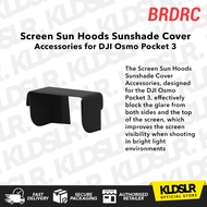BRDRC Screen Sun Hoods Sunshade Cover Accessories for DJI Osmo Pocket 3