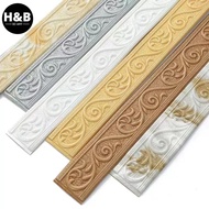 1.15 Meter 3D Wall Sticker Border Decoration Border Line Wall Decoration Skirting Line Border Line