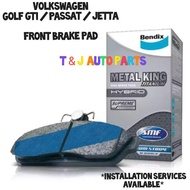 Bendix Metal King FRONT Brake Pad Volkswagen GOLF MK5 MK6 TSI GTI / JETTA 1.4 / PASSAT B7 / POLO 1.4 GTI DB1849MKT