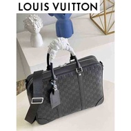 LV_ Bags Gucci_ Bag Briefcases Handbags Damier Infini Onyx cow leather Sirius briefcase M CWEQ