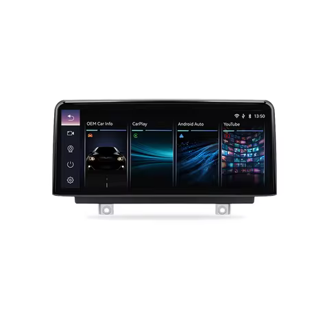 BONROAD Wireless Carplay Audio Car Radio With Youtube For BMW 1 Series F20 3 Series F30 GPS Navigati