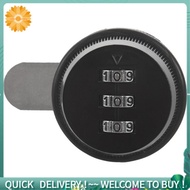 Alloy Code Combination Cam lock Keyless Post Mail Box Cabinet RV 3 Dial black