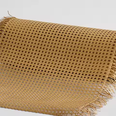 0.35m - 0.6m Wide Brown Rattan Material Handmade DIY Decoration Pe Six Octagonal Eye Imitation Natur