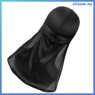 Silk Durag Tail Durags Headwraps Satin Elastic Durag for Men Women Waves ellisonn