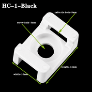 Tie Mount Serbaguna | Breket Klem Kabel Ties Dudukan Kabel Ties Tie Mount Adhesive