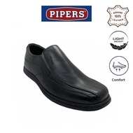 Pipers by Lee Original Men’s Genuine Cow Leather Formal Shoes Black Soft Comfortable E865-720-597