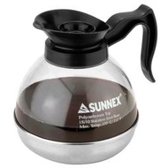 一鑫餐具【SUNNEX咖啡鋼厎咖啡壺1.8L】電磁爐專用玻璃咖啡壺咖啡玻璃壺咖啡壺安全壺