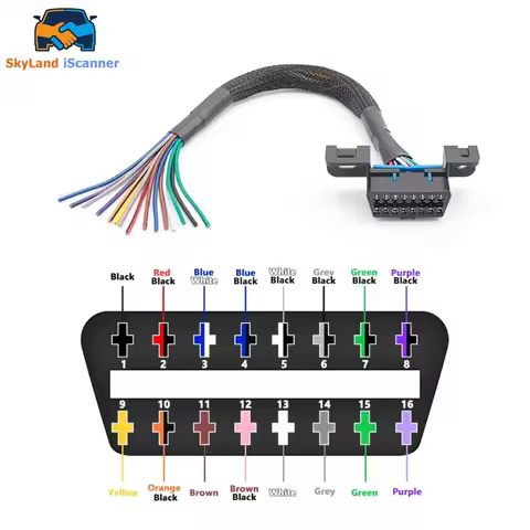 Best 30cm BD2 Male To Dual Female Elbow Extension Cable With 16pins Available To Connected 1 IN 2 Co