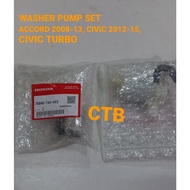 WASHER PUMP SET HONDA ACCORD 2008-13 CIVIC 2012-15 CIVIC 76846-TA0-A02
