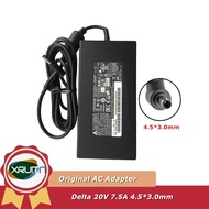 Original DELTA ADP-150CH D 20V 7.5A 150W 4.5*3.0mm Laptop Charger AC Adapter For MSI GF76 GF66 UC11 