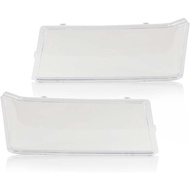 PIT66 Headlight Cover Compatible with 2004-2012 GMC Canyon/Chevy Colorado 20766569 20766570 Left Dri