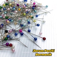 (1 PACKET) Jarum Peniti Bermanik 4cm (9 Gram) DIJAMIN TAJAM