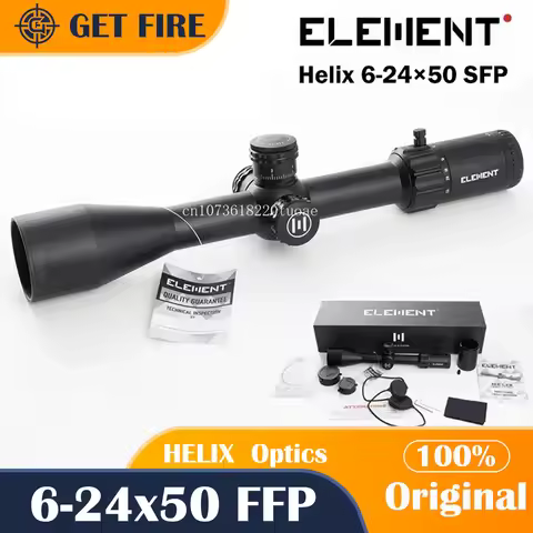 【Original】HELIX 6-24x50 FFP Optics Rifle Scope First Focal Plane,Zerostop Lock,APR-2D MRAD Reticle