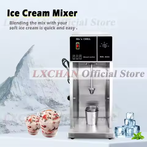 HomeWise Speed Adjust Flurry Ice Cream Blender Maker DIY Kinds of Flurry Ice Cream Mixer Machine Mil
