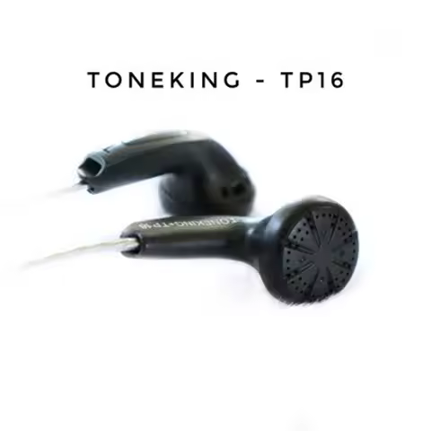 Original TONEKING TP16 32ohms 3.5mm In Ear Earphong Flat Head Plug Earbud Earphone HIFI Bass Headset