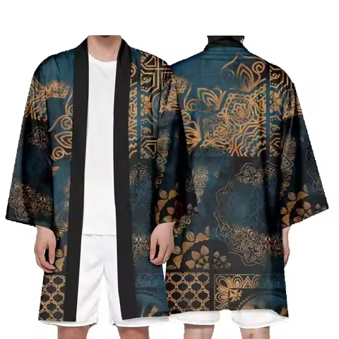 Japanese Traditional Long Kimono Women Men Streetwear Beach Cardigan Yukata Fashion Cosplay Haori Sh