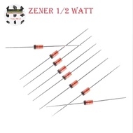 Zener 1/2W 0,5 Watt 5V6 5,6V 1N4734 Do-35 5.6V 5,6 Volt 5.6 Dioda