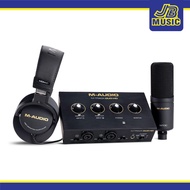 M-Audio M-Track Duo HD Producer Pack with Condenser Mic & Closed-back Headphones