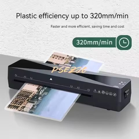 Professional Thermal Office Mini A4 Photo Laminating Machine Portable File Vacuum Packaging Plastic 