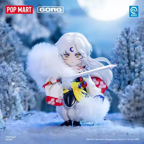 POP MART GONG Inuyasha Warring States Journey Series Mystery Box Genuine Blind Box Guess Toys Bag Or