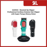 GAMMA + Boosted Up Clipper  Professional Cordless Modular Hair Clipper with Super-Torque Rotary Moto
