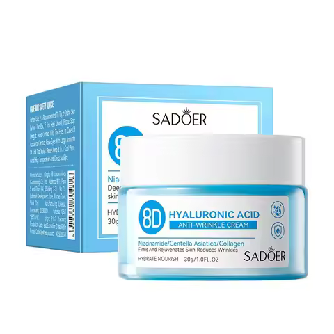 SADOER Hyaluronic Acid Face Cream Moisturizing Brightening Hydrating Firming Facial Cream Beauty Fac
