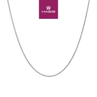 HABIB 750/18K White Gold Necklace SPI D12(030)-W