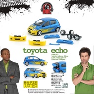 BMC BM Creations Junior 1/64 Toyota Echo - Phyoo Blue