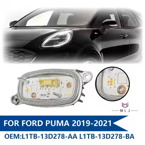 L1TB-13D278-AA L1TB-13D278-BA For Ford Puma 2019-2021 Headlamp White LED Angel Eye Module Daytime Ru
