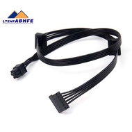 1Pcs GPU PCI Express 6Pin Male 1 to 3  SSD Power Supply Cable for  CX850M CX750M CX600M CX500M CX430