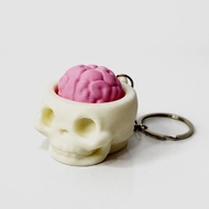 GANTUNGAN Fidget Clicker Skull Toy - Keychain Fidget Toy - Stress Anxiety Relief Toy Bag Accessories