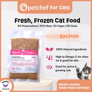 Petchef Cat Food (SALMON) - Fresh Cooked | Frozen | Wet Food | Healthy | Makanan Kucing | Makanan Si