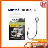 MUSTAD Jigging Single Hook Sharp Strong Hook 10881NP-DT Fishing hook mata kail mata pancing