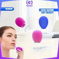 GOGO-C1368 Manual Facial Cupping with Rubber Pump for Portable Health Therapy Facial Vacuum Cup Ther