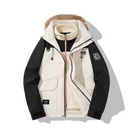 JEEP SPIRIT 3-In-1ฤดูหนาวแจ็คเกตกันน้ำผู้หญิง & ผู้ชาย Jaket Daki Gunung