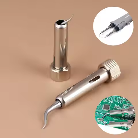 1Pair 938D Portable Hot Tweezers Mini Soldering Station Solder Tips For BGA SMD Repairing Accessorie