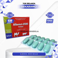 ECER Albenol 2500 Bolus 1 Bolus - Obat Cacing Untuk Hewan