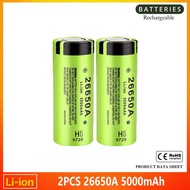 (Ready Stock) Panasonic 26650 Rechargeable Battery 5000mah 3.7V 26650A Lithium Flat For Flashlight