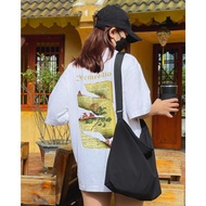 Hr basic Unisex T-shirt for Men and Women, loose sleeves, basic form, 100% cotton